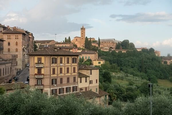 Townscape, Siena, Tuscany, Italy
