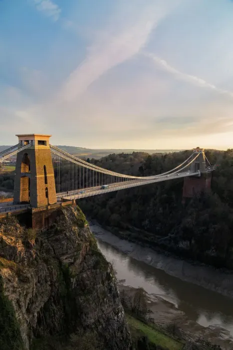 Framed Print : Clifton Suspension Bridge Sunset Print, Bristol UK