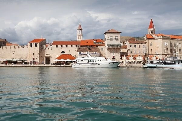 Trogir, Croatia. Historic center of old town, waterfront view