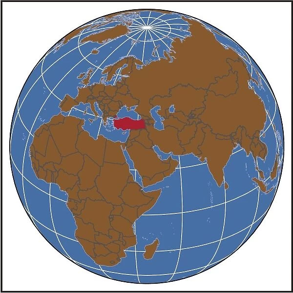 Turkey locator map
