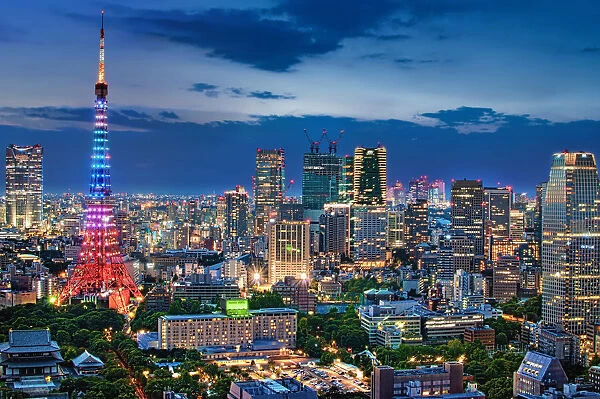 Twilight Tokyo Skyline