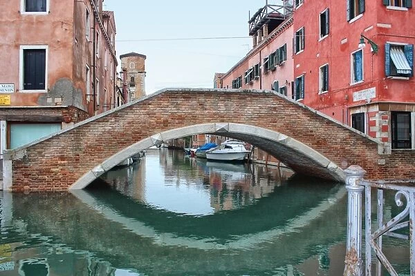 Typical Venetian footbridge, Castello district