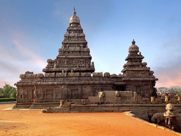 Unesco site shore temple of India