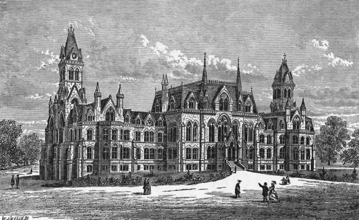 Framed Print : University of Pennsylvania Arts and Sciences Print, circa 1850 Framed Print : University of Pennsylvania Arts and Sciences Print, circa 1850