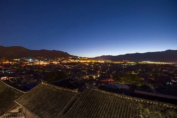 View of Lijiang from the rooftop