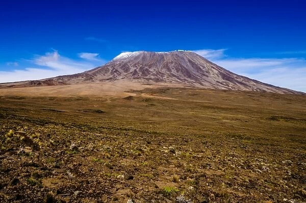 The View of Mt. Kilimanjaro Across The Saddle