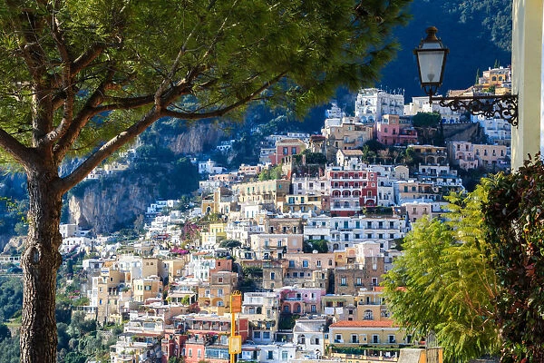 View on Positano, on the Amalfi coast, Italy
