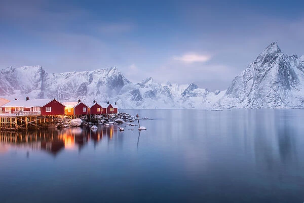 Village Hamnoy Lofoten Islands Norway
