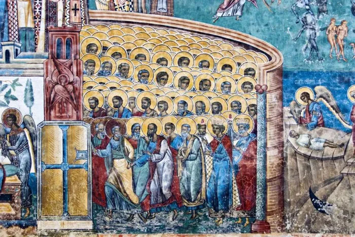 Framed Print : Voronet Monastery The Last Judgment Print Framed Print : Voronet Monastery The Last Judgment Print
