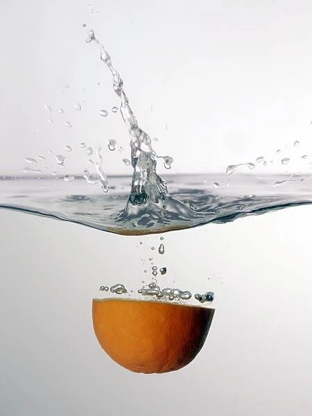 water and orange