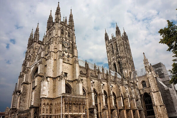 West facade of the cathedral of Canterbury