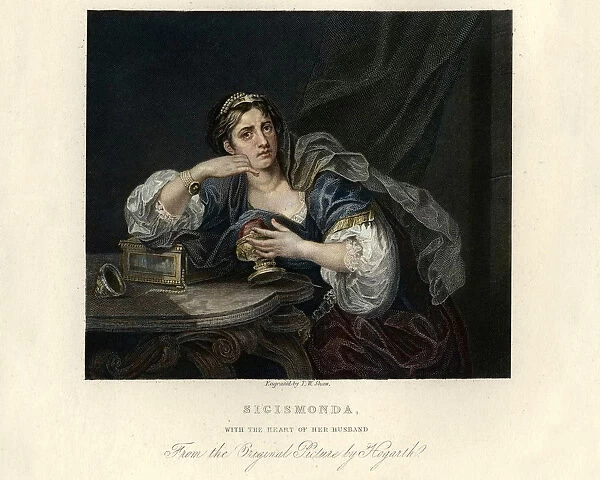 William Hogarth, Sigismunda mourning over the Heart of Guiscardo