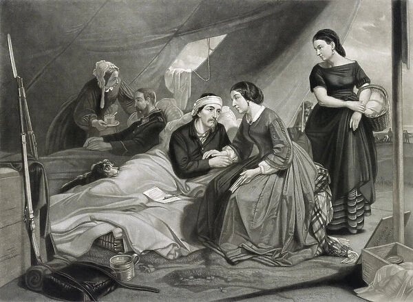 Women Tending to Wounded Soldiers