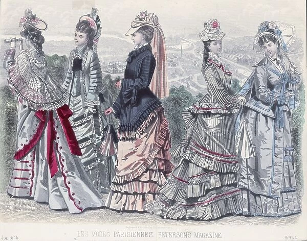 Women Wearing Parisian Fashion
