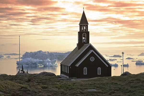 Zion Church of Disko Bay, Ilulissat, Greenland