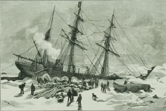 Framed Print : The Sinking of the Eira Print, 1881 Framed Print : The Sinking of the Eira Print, 1881