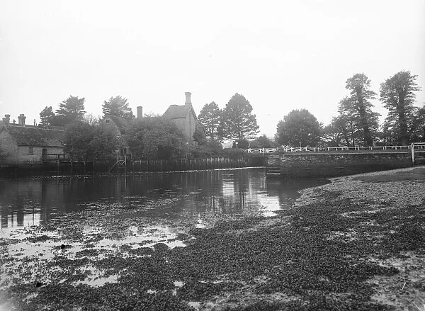 Beaulieu river in Hampshire, England 1926