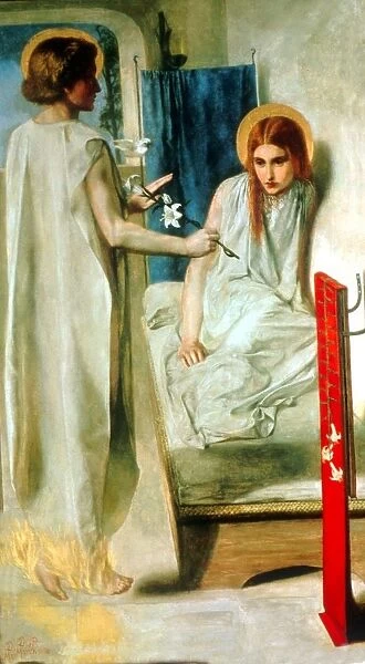 Ecce Ancilla Domini ! (The Annunciation) by Dante Gabriel Rossetti Dante Gabriel Rossetti (May 12