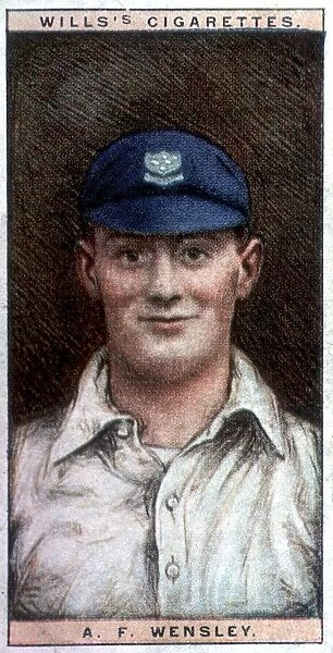 A F Wensley (Sussex) - cricketer - ?TopFoto