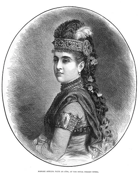 Madame Adelina Patti as Aida, at the Royal Italian Opera 1879