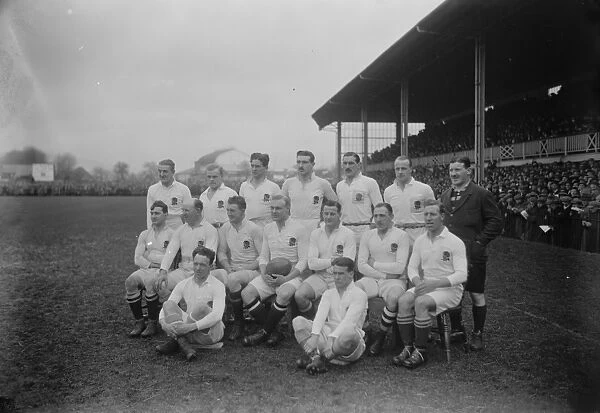 Five Nations - Swansea, 19 January 1924 Wales 9 - 17 England England Team no