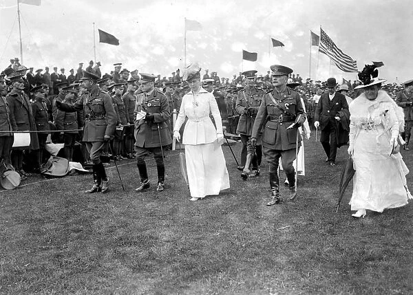 The Royal visits to Aldershot. 25 August 1917 George VI (Albert Frederick Arthur