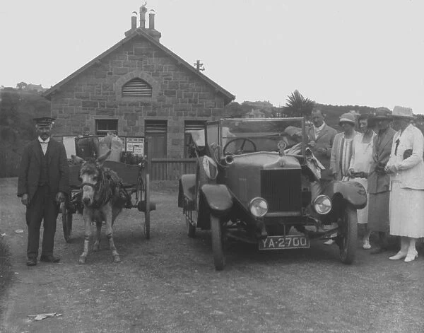 Carbis Bay Railway Station, Cornwall. 1925