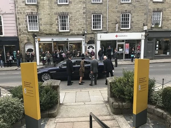 Duke of Cornwalls visit to the Royal Cornwall Museum to mark the bicentenary year of the Royal Institution of Cornwall, River Street, Truro, Cornwall. 22nd March 2018