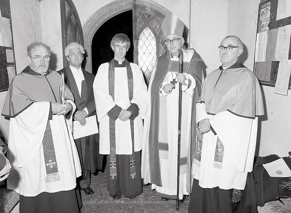 Installation of Vicar of Lanlivery, Cornwall. 14th February 1989