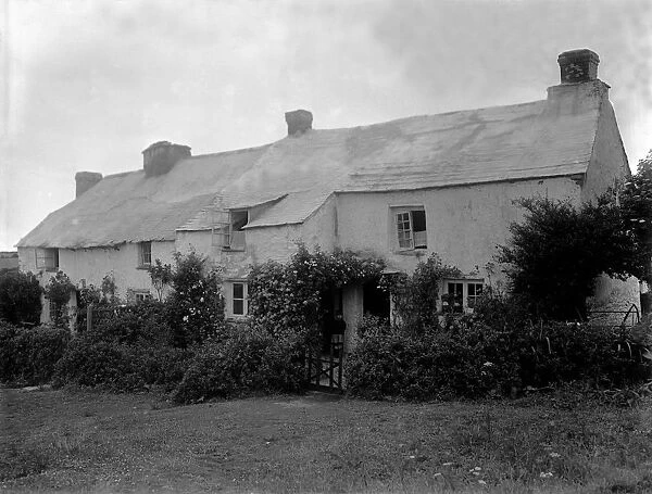 Rose Cottage, Tregurrian, St Mawgan in Pydar, Cornwall. July 1926