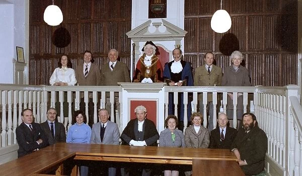 Town Council, Lostwithiel, Cornwall. May 1985