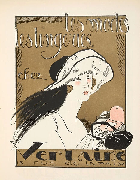 Advertisement for 'Verlaine', from Gazette de Bon Ton, pub