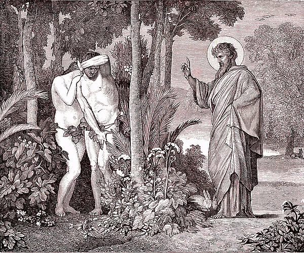 Adam and Eve, 1881(print)