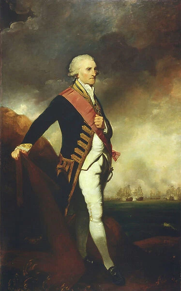 Admiral Lord George Brydges Rodney, 1st Baron Rodney (1719-1792), late 18th century (oil painting)
