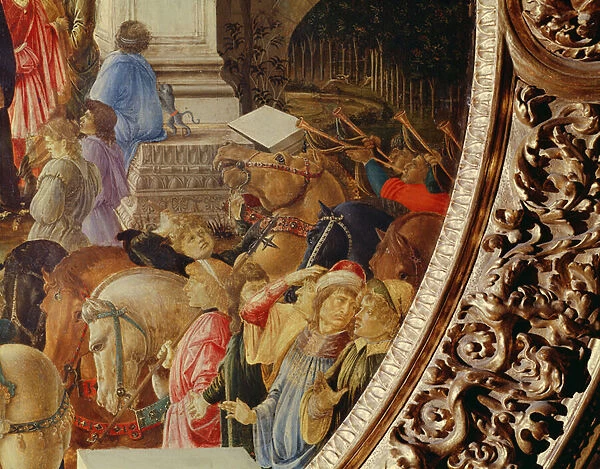 The Adoration of the Kings, c. 1470-75 (tempera on panel) (see also 186449 and 186450)