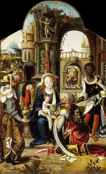 The Adoration of the Magi, 1530 (oil on panel)