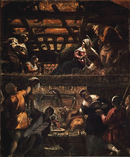 Adoration of the shepherds, 1579-81 (oil on canvas)