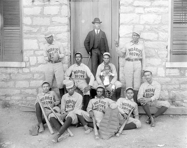 African American baseball players from Morris Brown College, Atlanta, Georgia, c