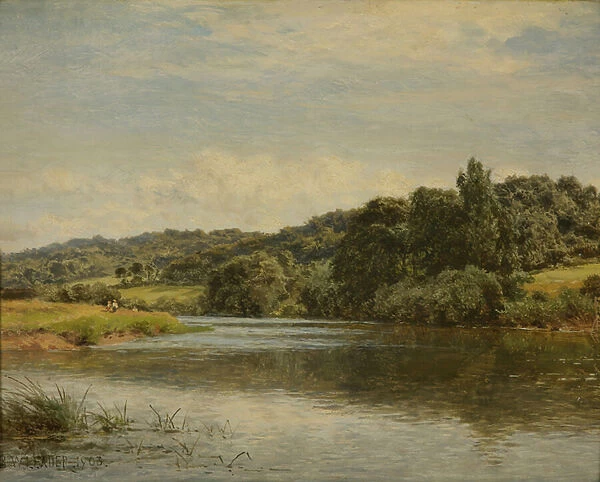 Afternoon on the Thames, 1903 (oil on canvas)