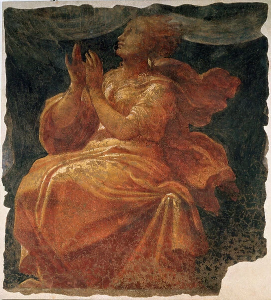 Allegorical figure of a Virtue (fresco)