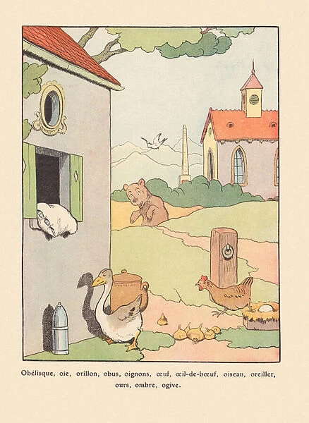 ALPHABET B. RABIER o, 1932 (illustration)