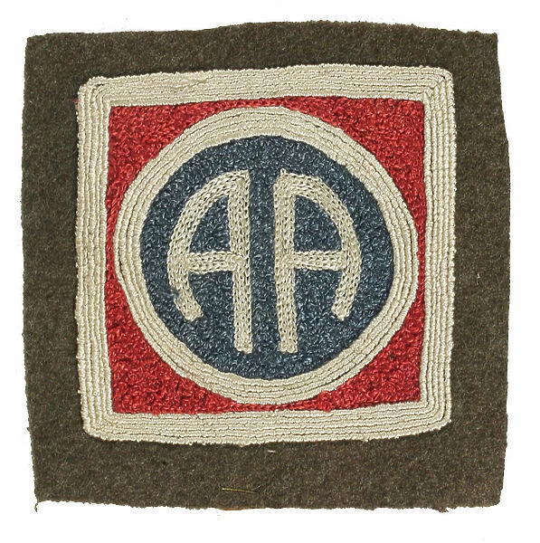 American shoulder patch of the 82nd Infantry Division