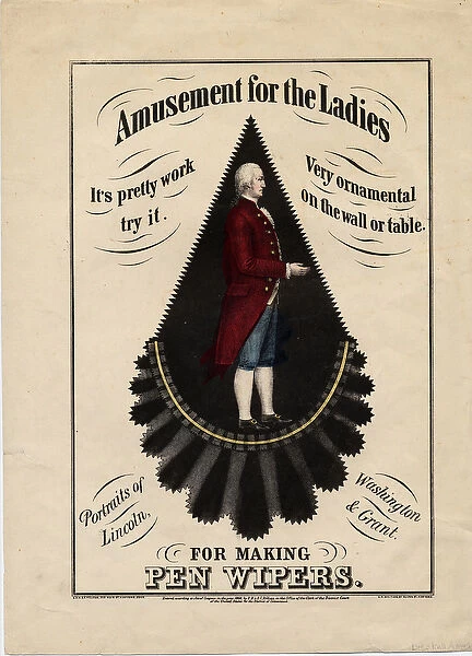 Amusement for the Ladies... 1866 (litho)
