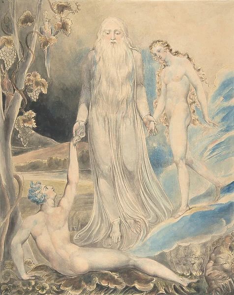 Angel of the Divine Presence Bringing Eve to Adam, c. 1803 (w  /  c