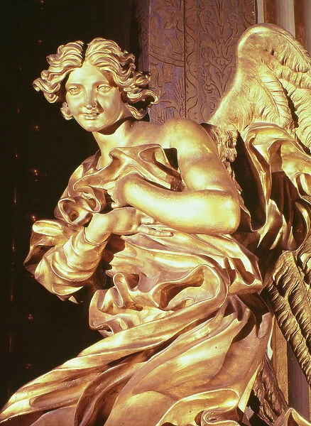 Angel from the tabernacle in the Blessed Sacrament Chapel, 1674 (bronze)