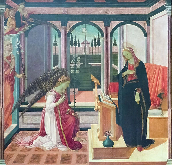 Annunciation, 1475-80, (panel)