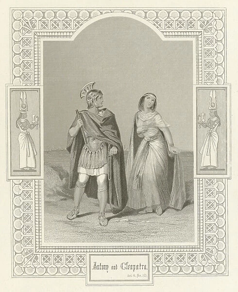 Antony and Cleopatra, Act IV, Scene X (engraving)