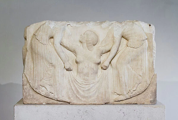 Aphrodite Rising from the Sea, Ludovisi throne, Boncompagni Ludovisi collection, National Roman Museum, Palazzo Altemps, Rome, Italy