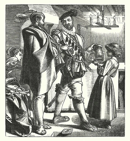 The Apparitor of the Secret Tribunal (engraving)