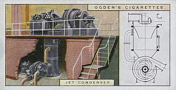 Applied Electricity: The Jet Condenser (colour litho)